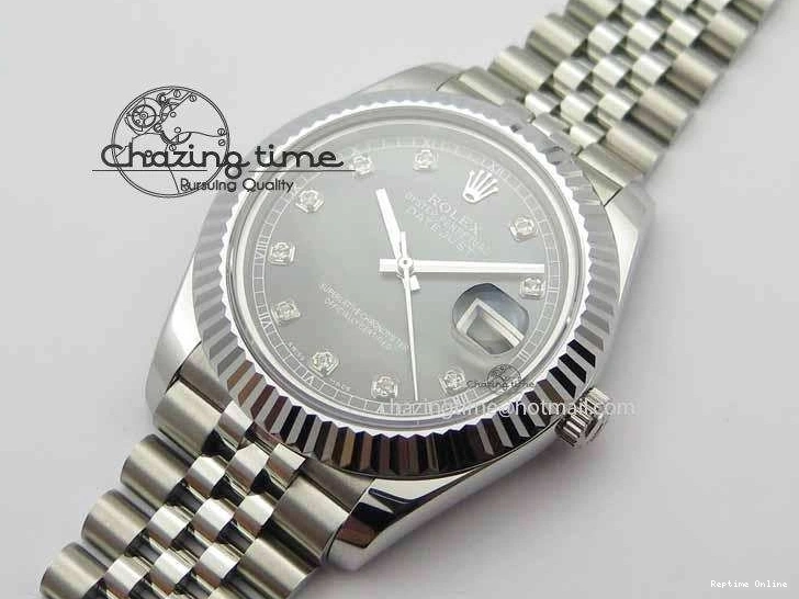 1229 Trendy DateJust II 41mm BP Maker Best Edition Black MOP Diamonds Dial On New Version Jubilee Bracelet A 3622